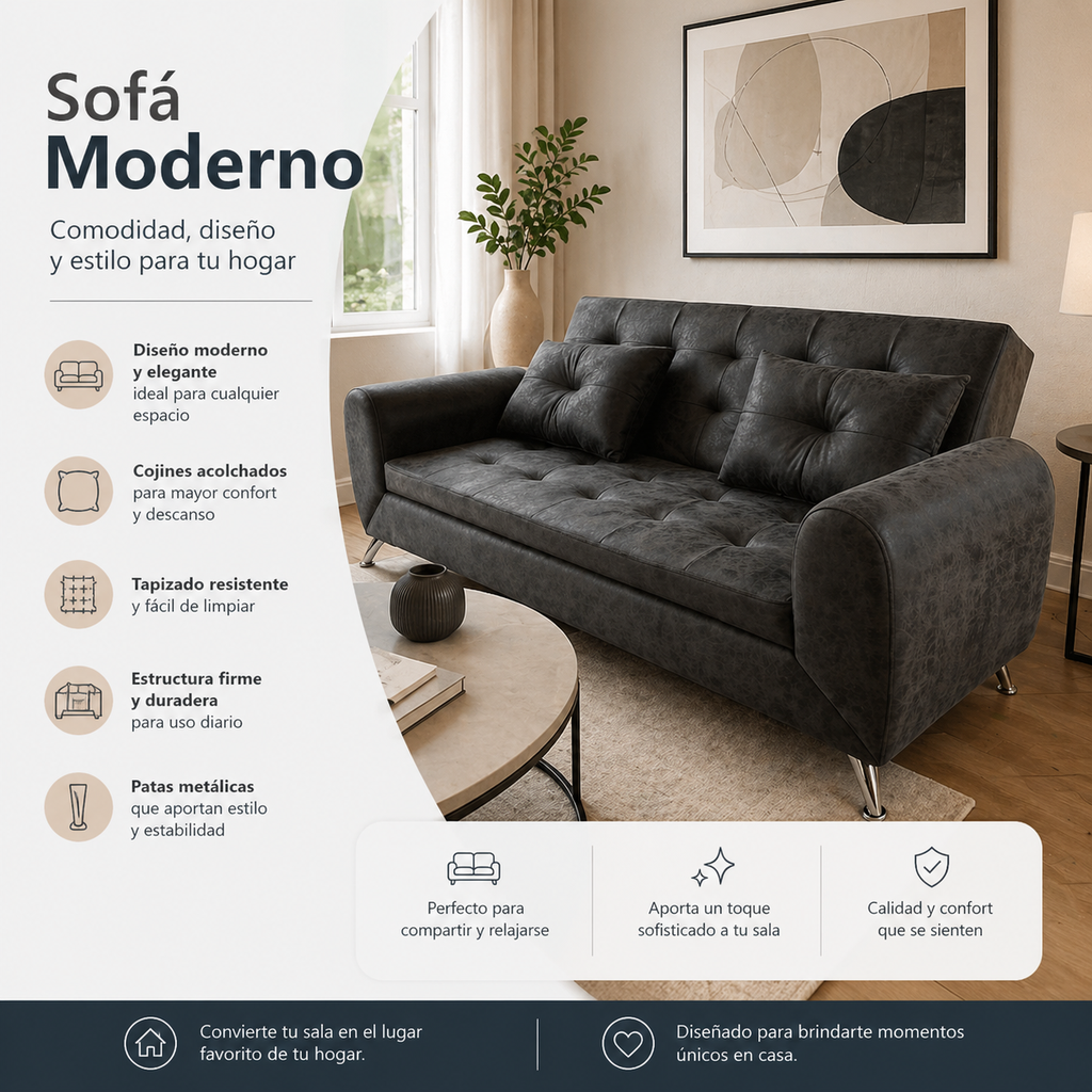 [SHV-0011-N] JISANOVA - SOFA CAMA - VARK